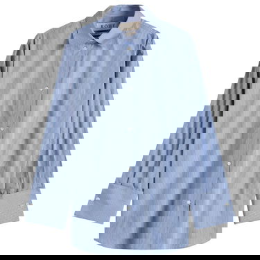 Skjorta Róhe Oversized Stripe Shirt Blå | 414-19-099, 1