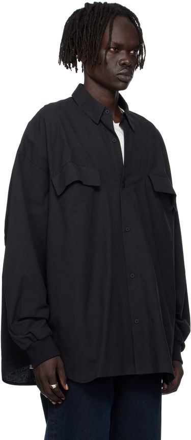 Skjorta Fear of God Fear of God ESSENTIALS Oxford Shirt Svart | 186SP254420F, 1