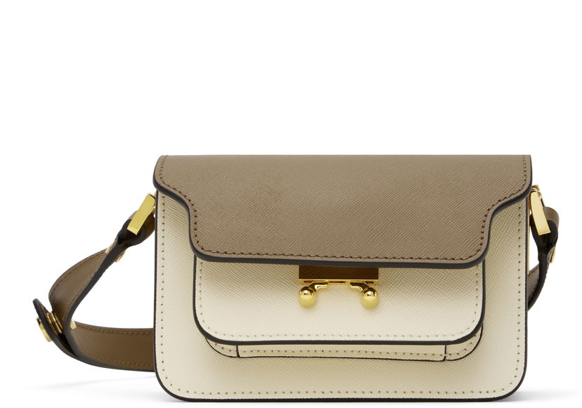 Handväska Marni Marni Kids Trunk Shoulder Bag Beige | M00998