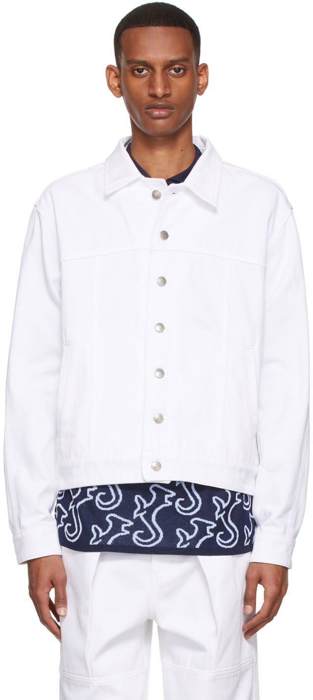 Jacka Serapis Denim Jacket Vit | SS22_DJ_1