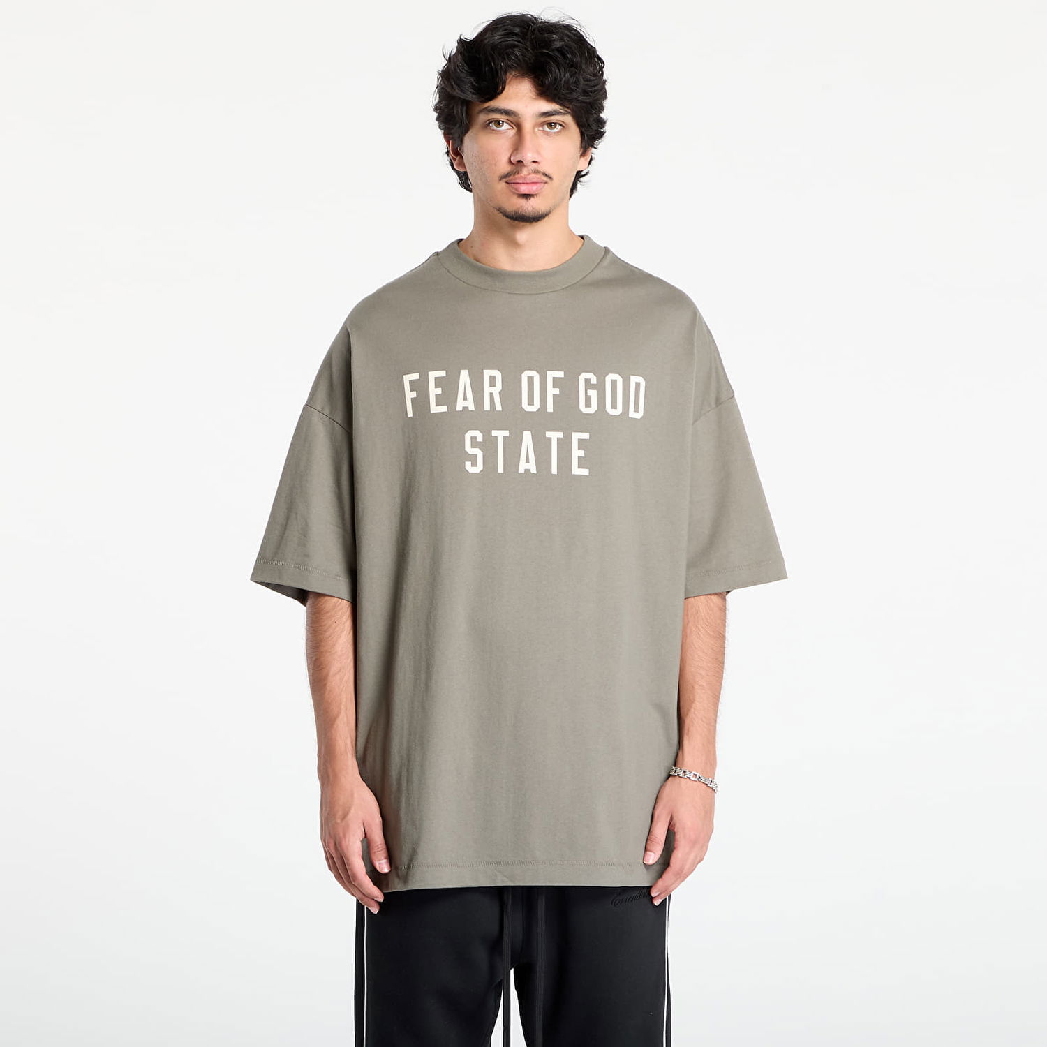 T-shirt Fear of God Fear of God Essentials 90's Short Sleeve T-Shirt Grön | 125SP254477F-245, 0