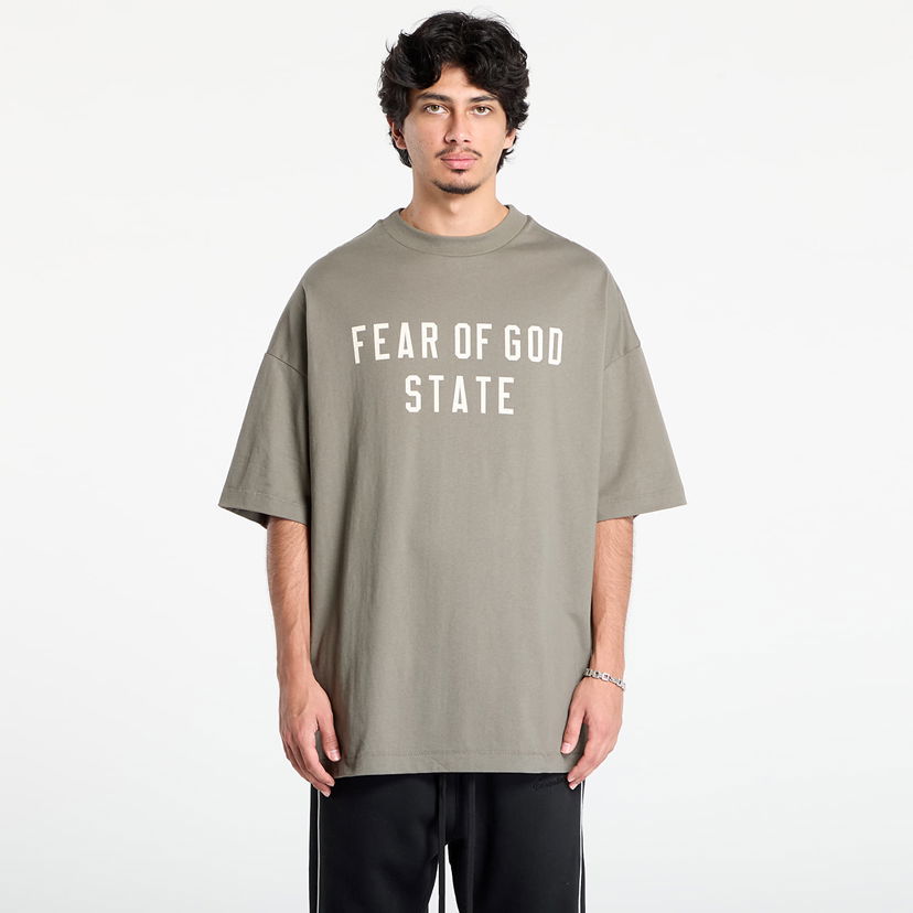 T-shirt Fear of God Fear of God Essentials 90's Short Sleeve T-Shirt Grön | 125SP254477F-245