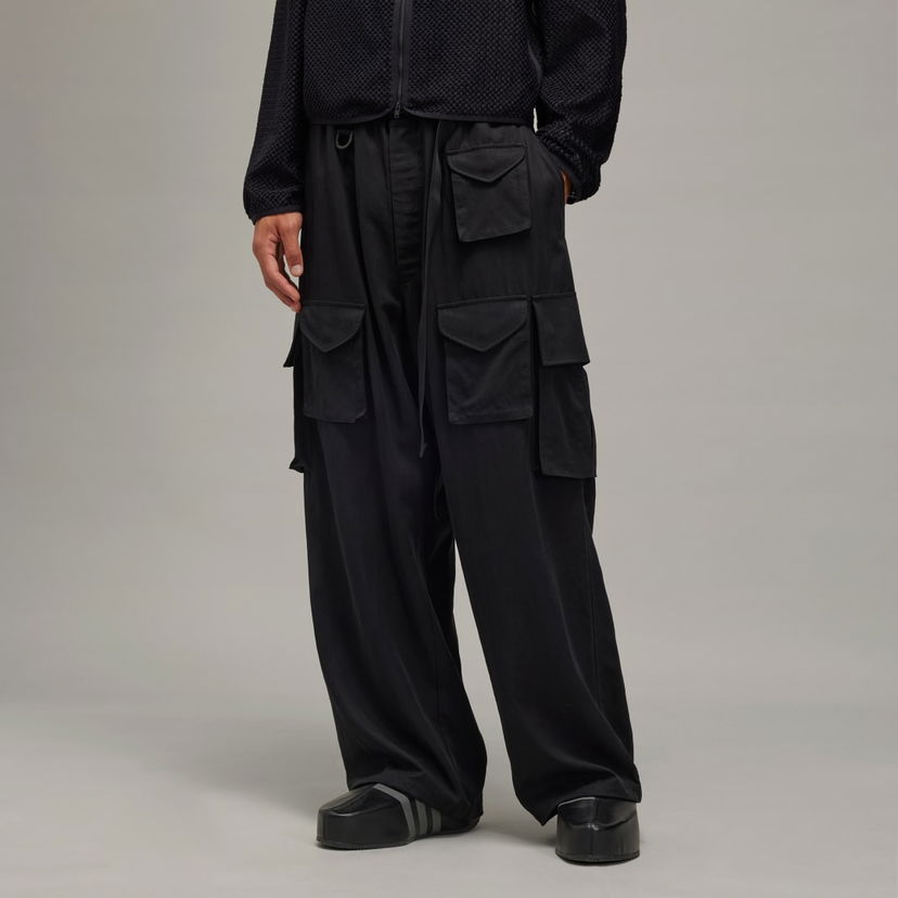 Cargo byxor Y-3 Cargo Pants Refined Wool Svart | IW7453