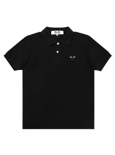 Polotröja Comme des Garçons PLAY Black Emblem Polo Shirt Svart | AZ T065 051 1