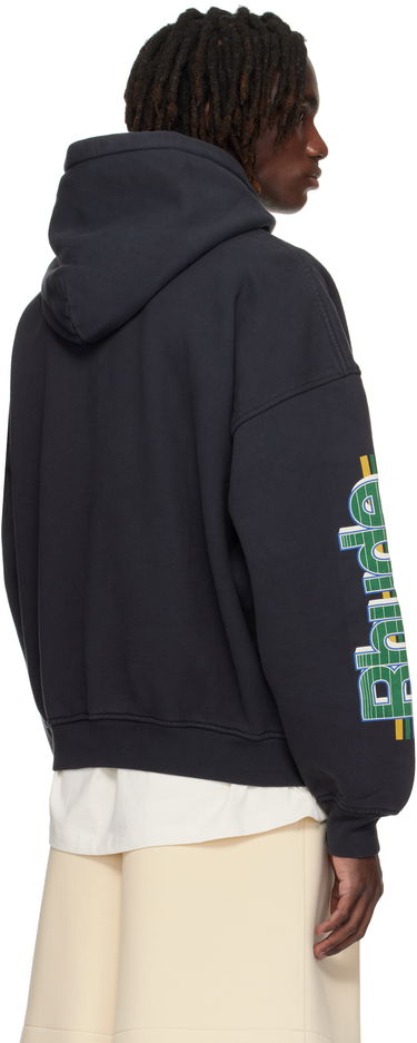 Sweatshirt Rhude Rhude Roadway Racing Hoodie Svart | RHPF25HO08012, 2