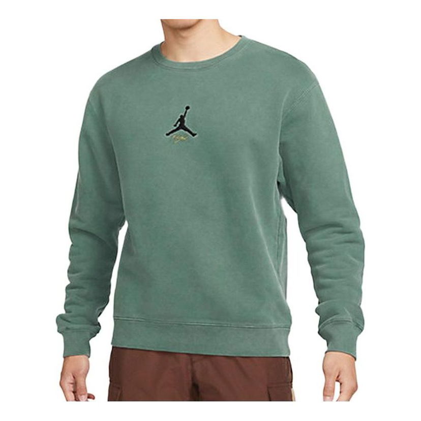 Sweater Jordan Jordan Flight Heritage Fleece Crew Sweatshirt Grön | DO2308-333