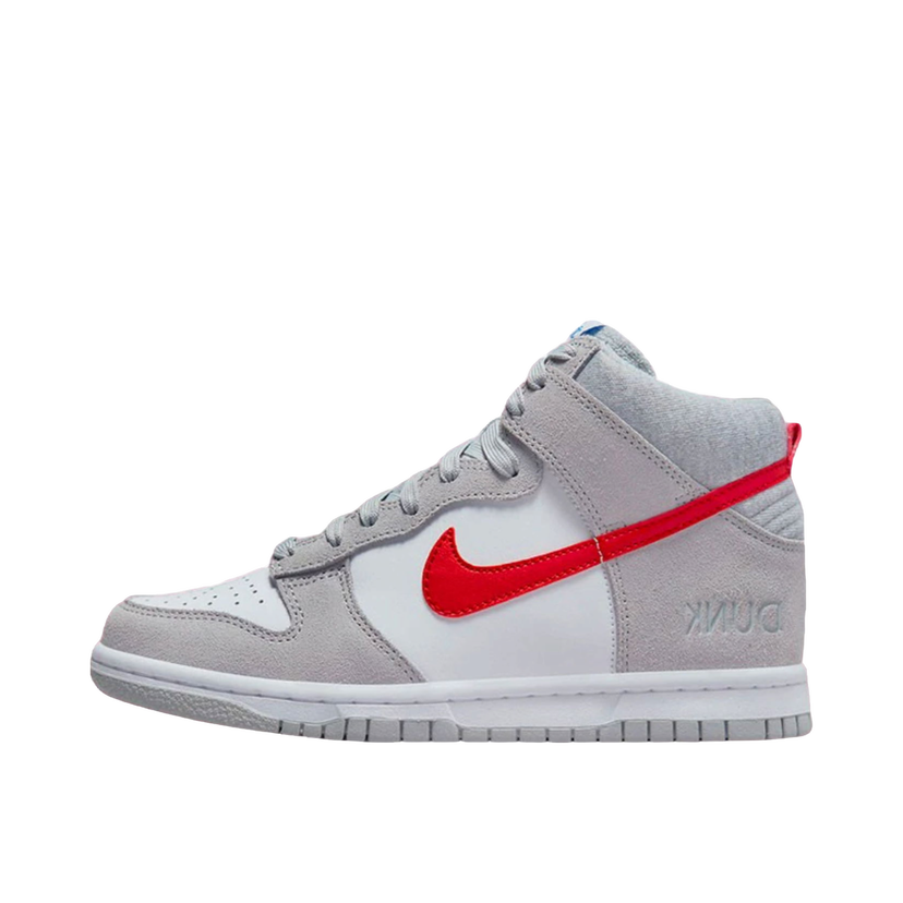 Sneakers och skor Nike Dunk High Athletic Club Grey Red Grå | DH9750-001