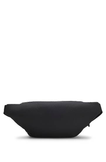Midjeväska BOSS Ripstop belt bag with split-logo patch Svart | 50551798, 1