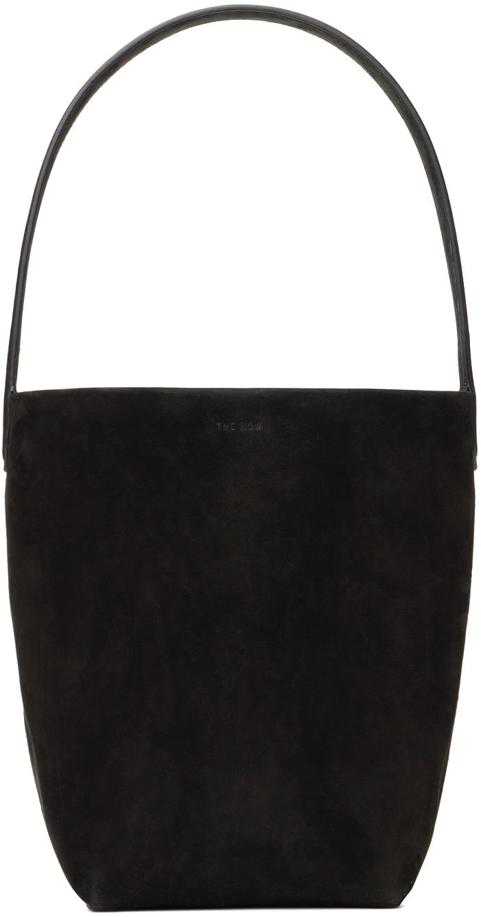 Tygpåse The Row Suede Tote Bag Svart | W1314-L87