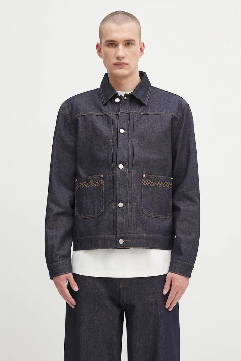 Jacka Drôle de Monsieur Drôle de Monsieur La Veste Denim Jacket Blå | H.JT172.CO211