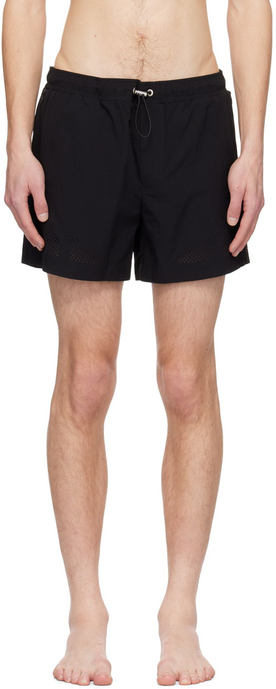 Badkläder HELIOT EMIL Intine Swim Shorts Svart | SS24_M_10_161_BLK01