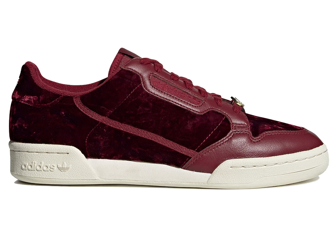 Sneakers och skor adidas Originals Continental 80 Collegiate Burgundy Velvet Bourgogne | EH0173, 0