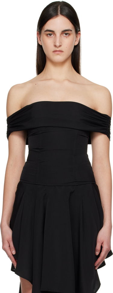 Klä Miaou Miaou Magda Off-The-Shoulder Top Svart | 7090GGTBLK, 0