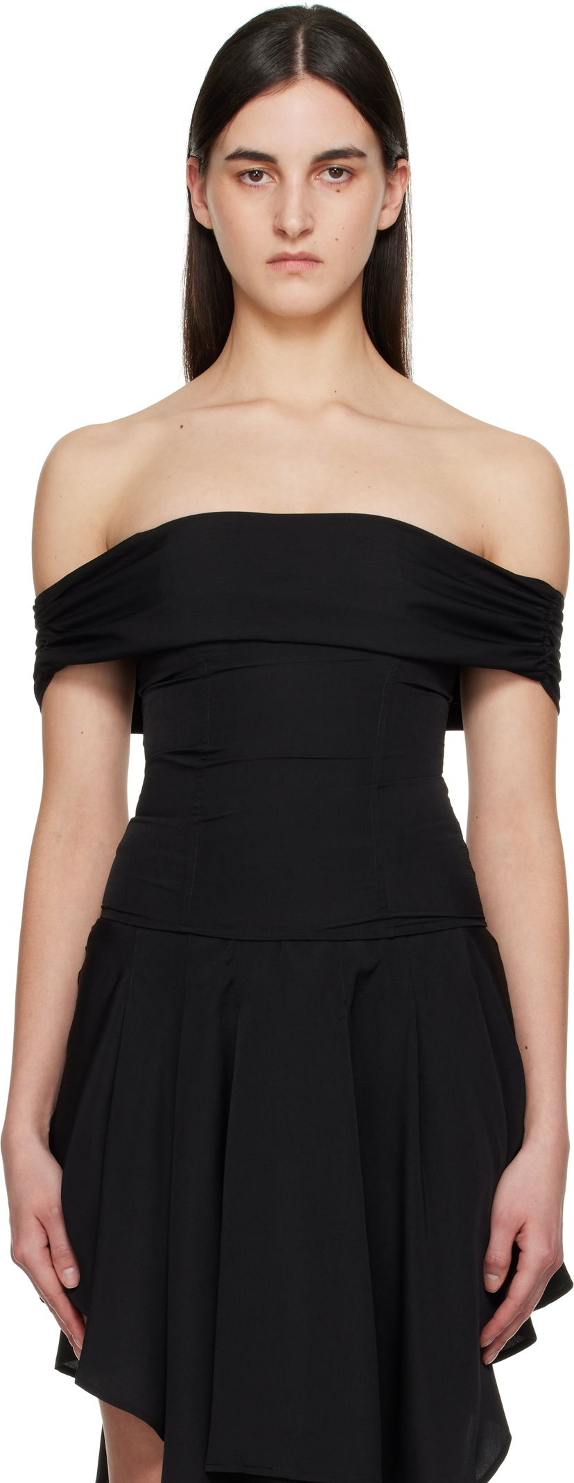 Klä Miaou Miaou Magda Off-The-Shoulder Top Svart | 7090GGTBLK