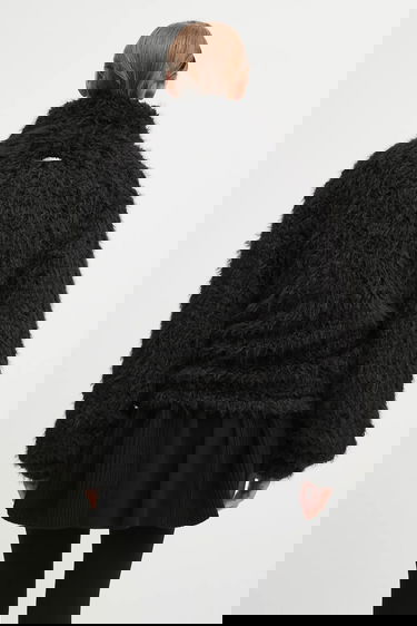 Jacka HELIOT EMIL Heliot Emil Shaggy High Neck Jacket Svart | AW25.W.02.168.BLK01, 2