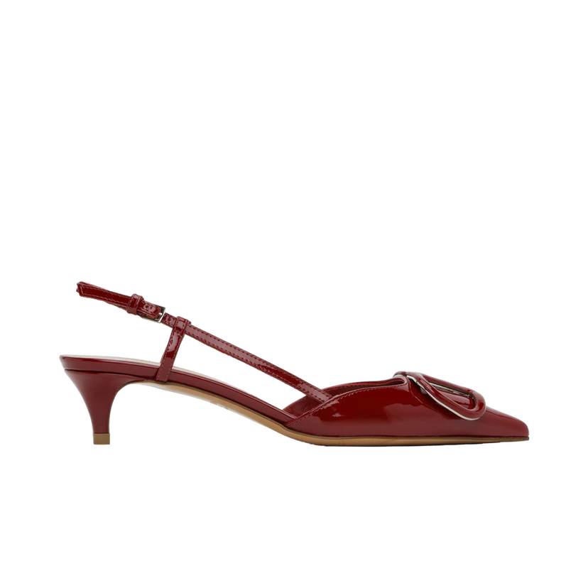 Sneakers och skor Valentino Garavani Red VLogo Signature Slingback Heels Bourgogne | 5W2S0Q70TMK