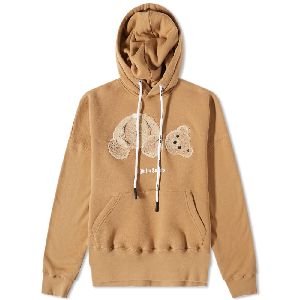 Sweatshirt Palm Angels Kill the Bear Popover Hoody Beige | PMBB058C99FLE0056160, 0