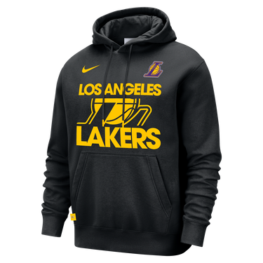 Sweatshirt Nike Los Angeles Lakers Club Courtside Hoodie Grå | FZ7485-010, 2