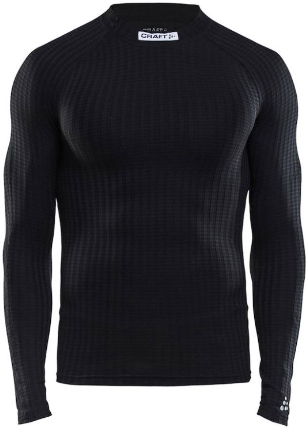 T-shirt Craft Baselayer Long Sleeve Crewneck Top Svart | 1906255-9999