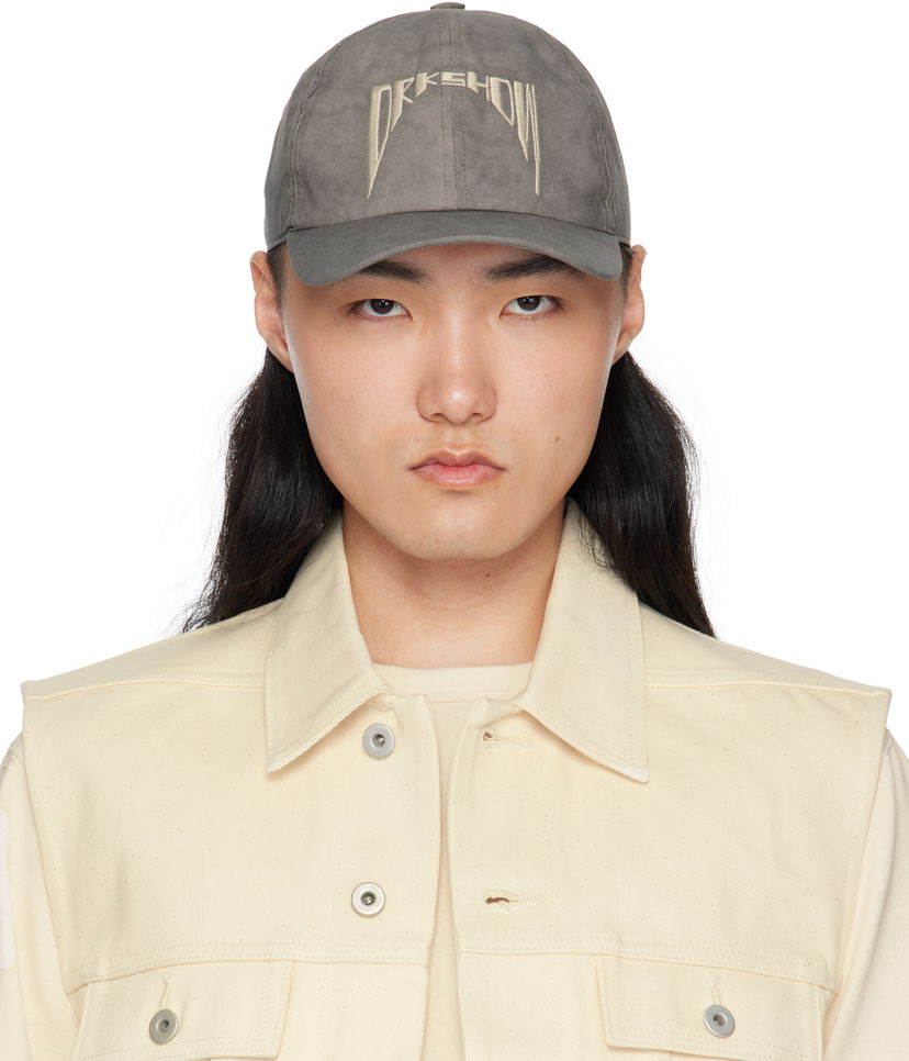 Keps Rick Owens Rick Owens DRKSHDW Hollywood Baseball Cap Grå | DA01E3478 PFEM10