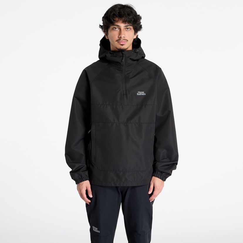 Vindjacka Horsefeathers Horsefeathers Landon Anorak Jacket Svart | TM064B