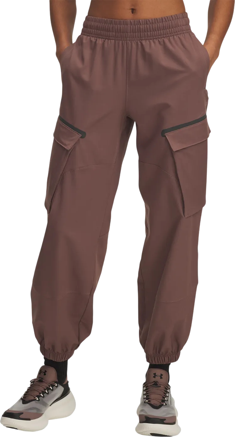 Träningsbyxor Under Armour Unstoppable Cargo Sweatpants Brun | 1386481-256, 0