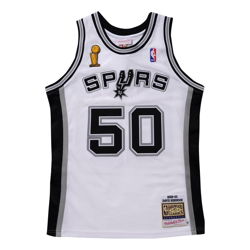 Jersey Mitchell & Ness Mitchell & Ness NBA San Antonio Spurs Finals 2002-03 David Robinson 50 Jersey Vit | AJY44948-SAS02DRBWHIT