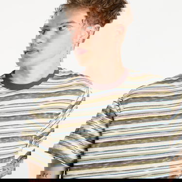 T-shirt Brain Dead Toni Stripe T-Shirt Olive/ Multi Grön | BDS25T00004778GR26, 1