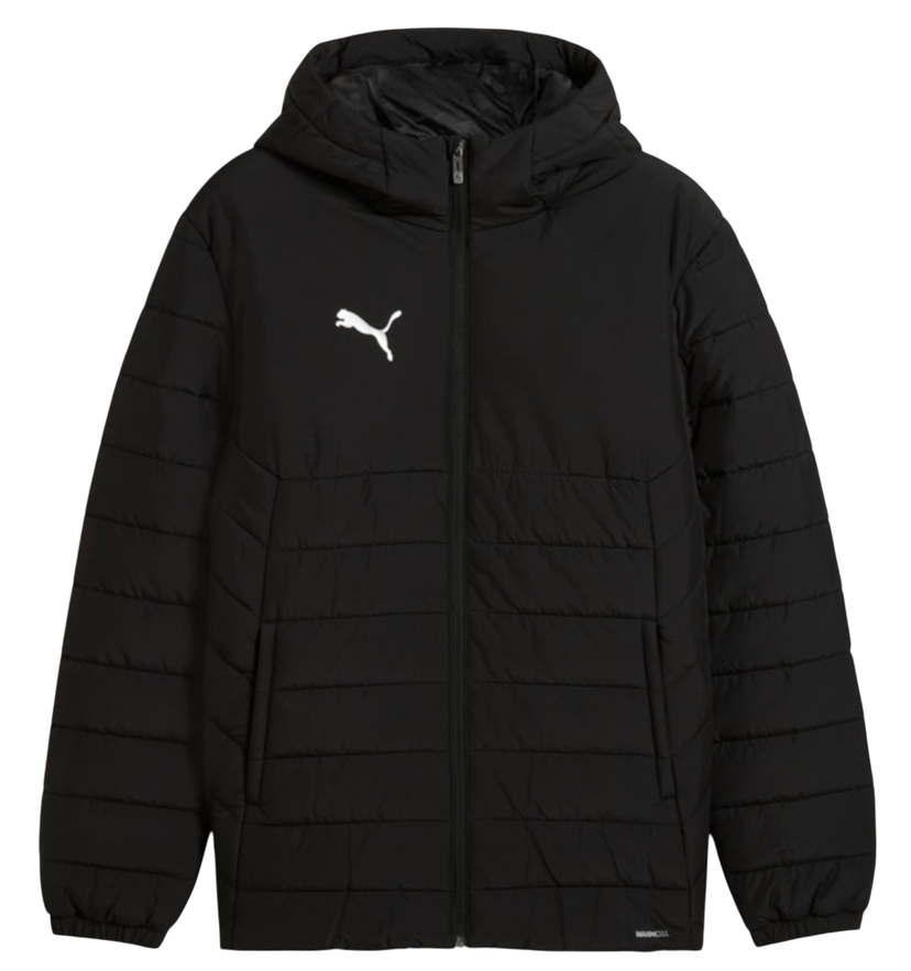 Pufferjacka Puma Puma teamAdditions Padded Hooded Jacket Svart | 659795-03