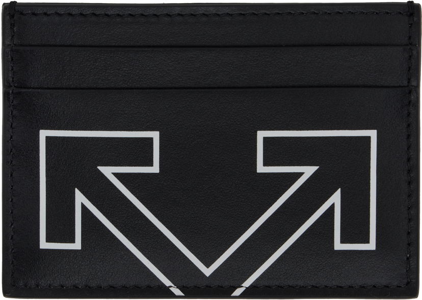 Plånbok Off-White Heritage Leather Card Holder Svart | OMND09BC99LEA0011001