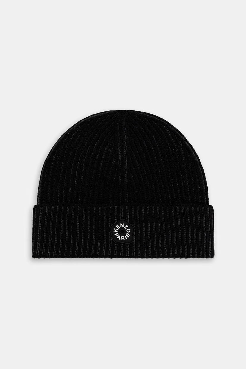 Mössa KENZO Kenzo Ribbed Beanie Svart | FF68BU200KWA