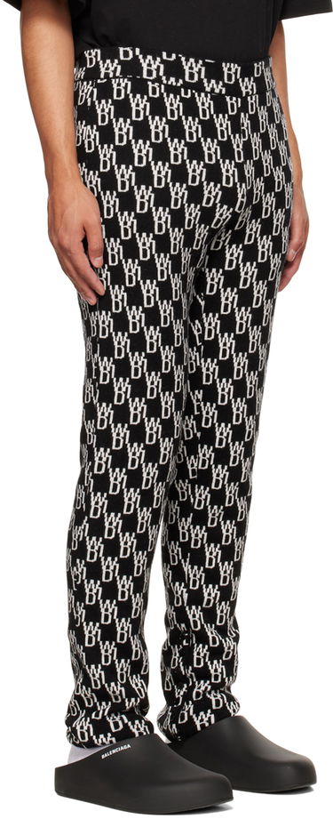 Damasker We11done We11done Jacquard Lounge Pants Svart | WD-KP9-20-096-W-BK, 1