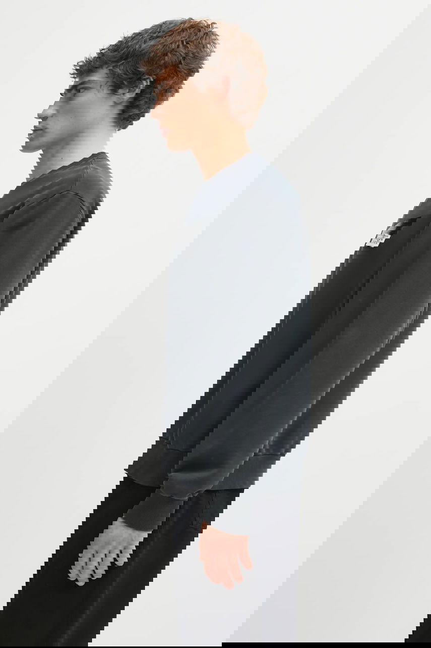 Sweatshirt Maison Margiela MM6 Maison Margiela Patch Cotton Sweatshirt Svart | SH2GU0025.M25024.899, 1