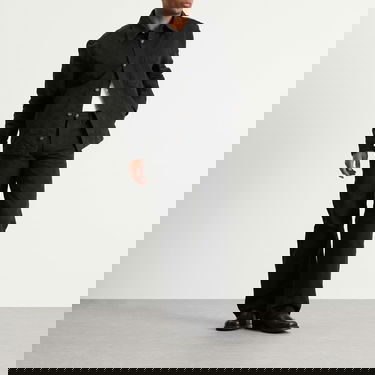 Jeans Casablanca Denim Straight Leg Monogram Jeans Svart | M-AW25-TR-330-01, 4