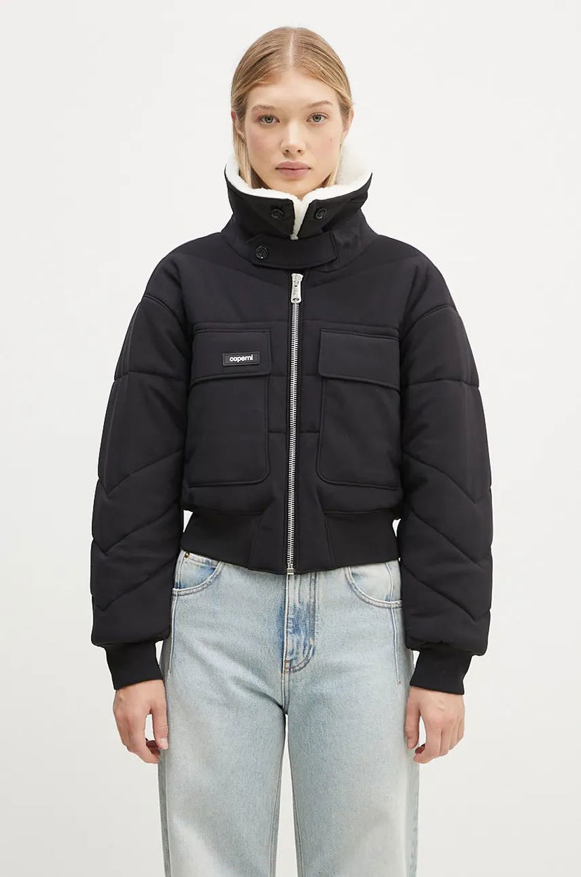Pufferjacka Coperni C+ Winter Bomber Jacket Svart | COPV19BISF5004