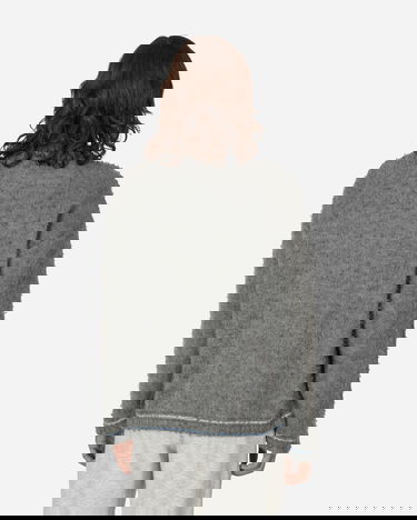 Sweater ERL Washed V-Neck Sweater Grå | ERL05N002 1, 3