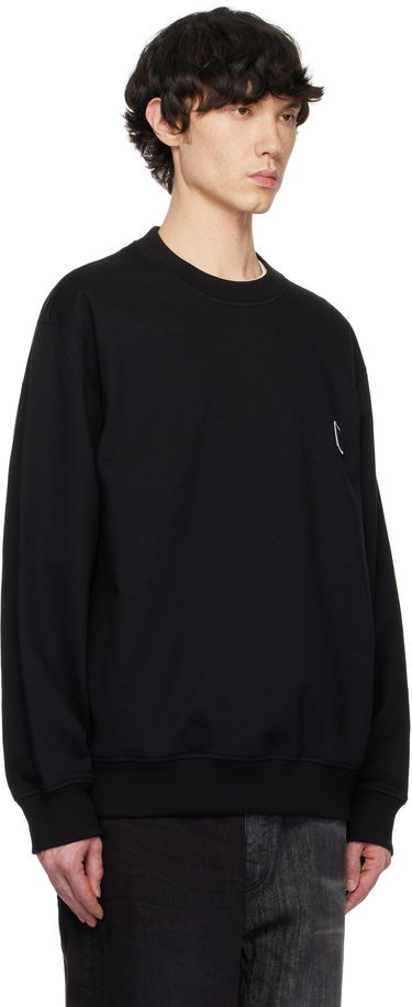 Sweatshirt WOOYOUNGMI WOOYOUNGMI Back Logo Sweatshirt Svart | W251TS27, 1