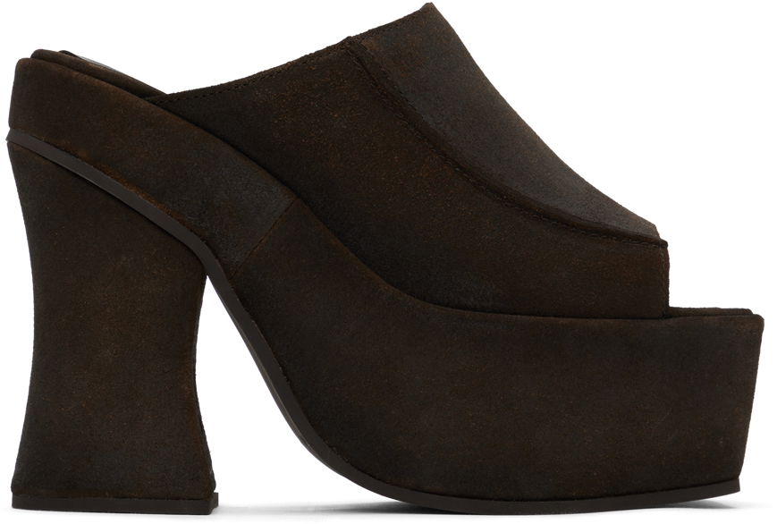 Tillbehör Eckhaus Latta Eckhaus Latta Frame Platform Mules Brun | FEKLWOTPL05106, 0