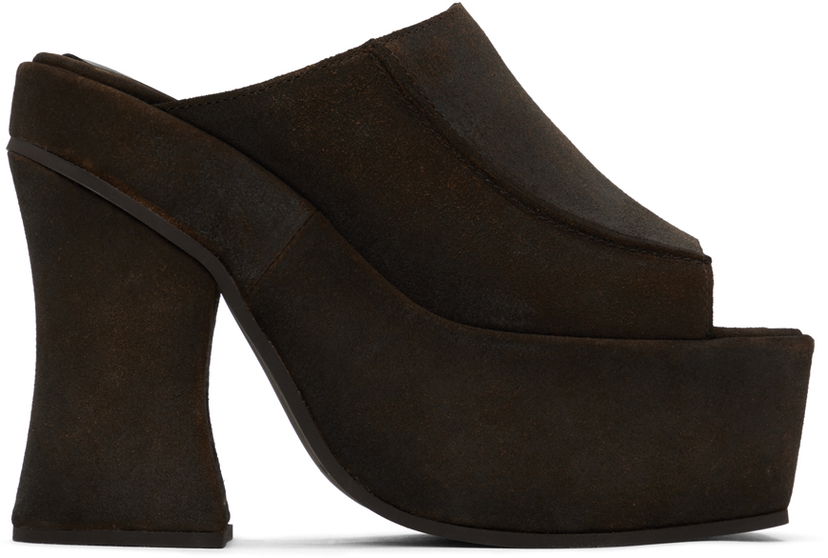 Tillbehör Eckhaus Latta Eckhaus Latta Frame Platform Mules Brun | FEKLWOTPL05106