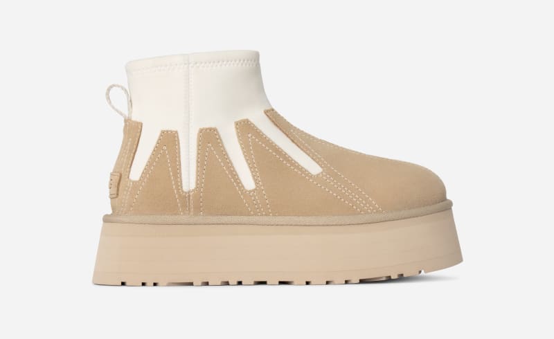 Sneakers och skor UGG UGG D Classic Mini Dipper Sunwave Boots Beige | 1167591-MDSD, 0