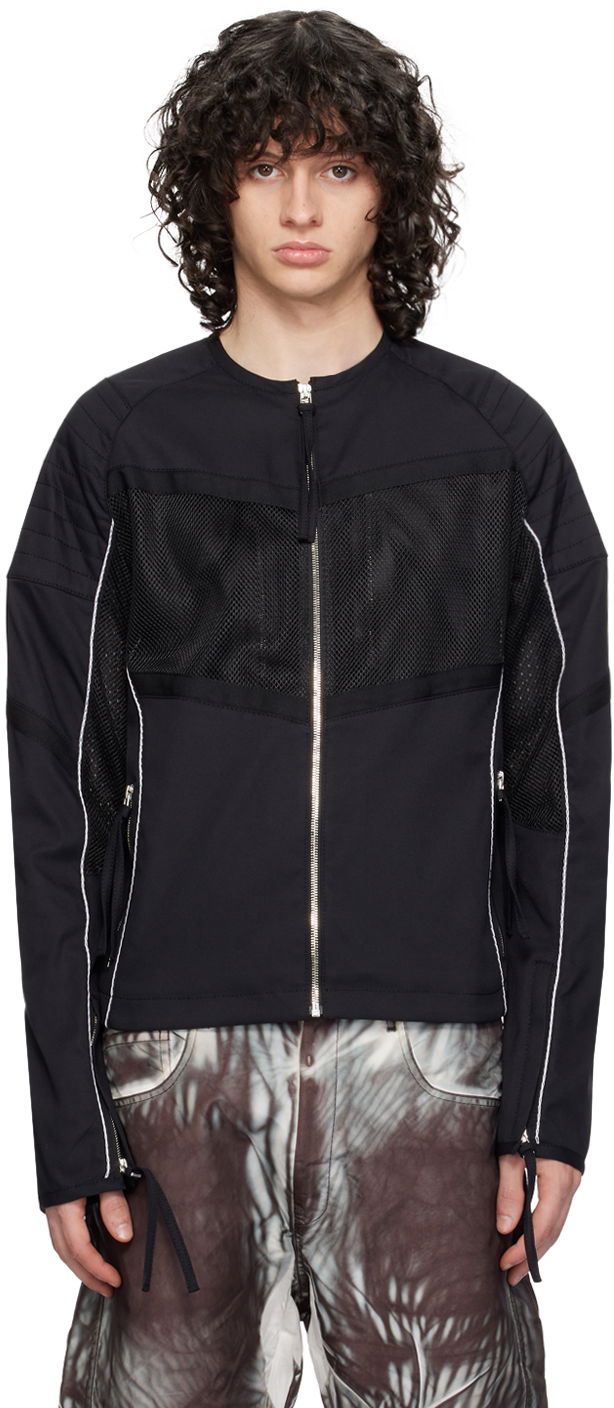 Jacka Kanghyuk Lock Stitch Jacket Svart | PE24SSJK03