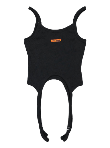 Linne HERON PRESTON Hooks Tank Top Svart | HWAC005F22JER0011000