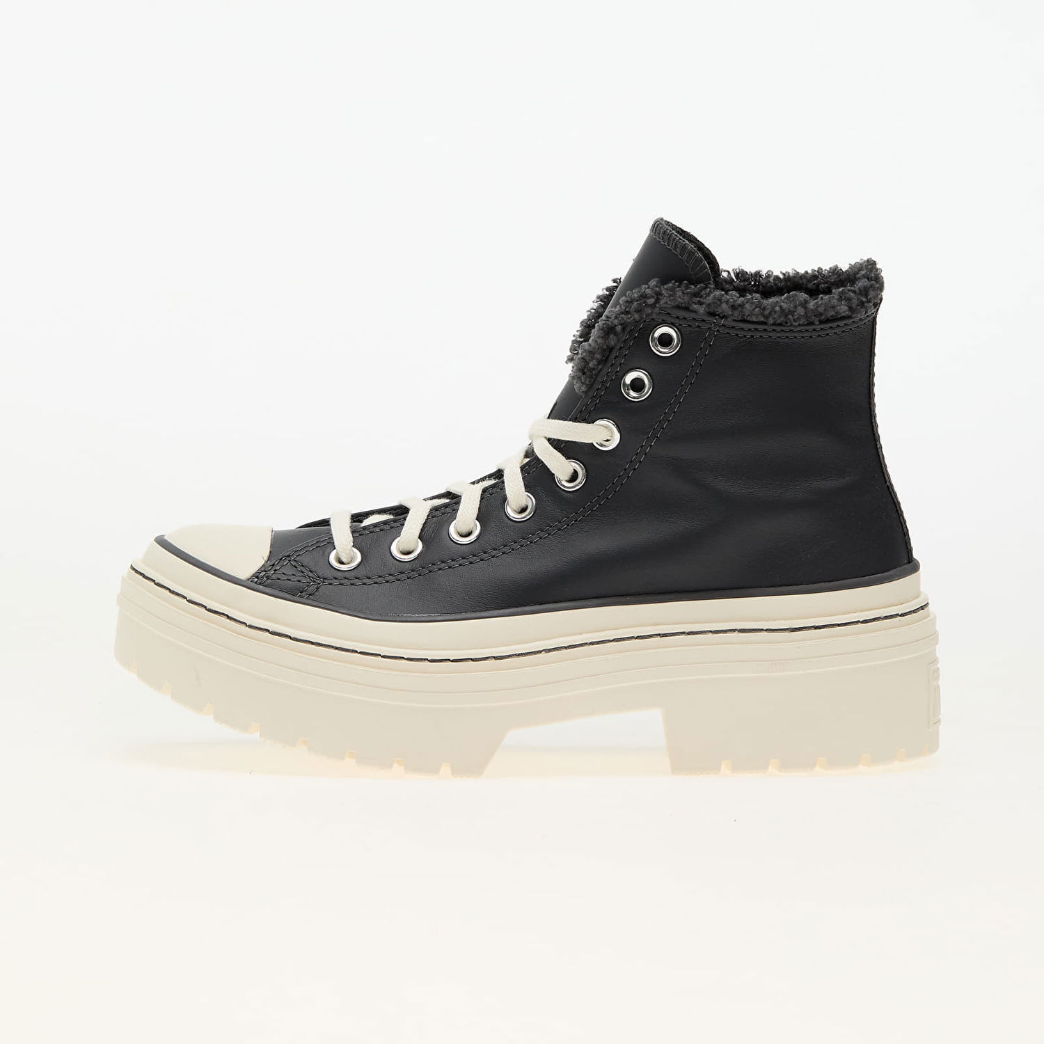 Sneakers och skor Converse Chuck Taylor All Star Lugged Heel Sherpa Vamp Svart | A10152C, 0