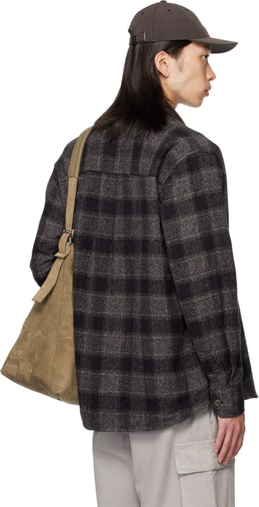 Skjorta OUR LEGACY OUR LEGACY Checked Button-Down Shirt Grå | M4252AO, 2