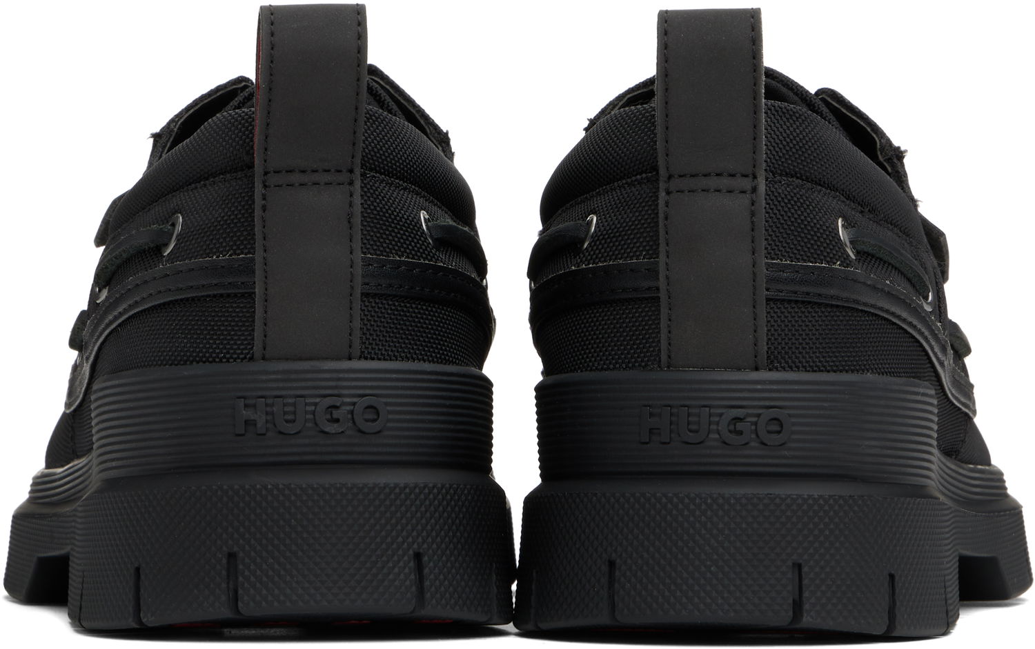 Kläder BOSS Hugo Canvas Boat Derbys Svart | 50541844, 1