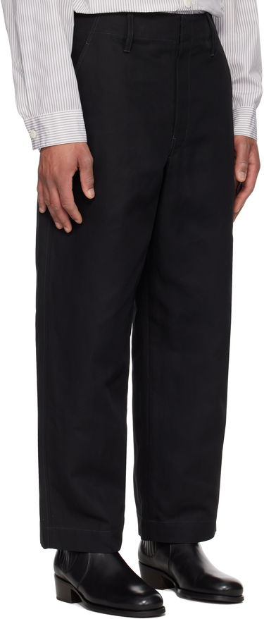 Byxor LEMAIRE Lemaire Big Chino Trousers Svart | PA1207 LF1350, 1