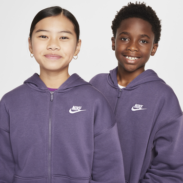 Sweatshirt Nike Nike Sportswear Club Fleece Full-Zip Hoodie Purpur | FD2931-573, 2