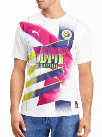 T-shirt Puma Puma Retro Graphic Tee Vit | 656504-01
