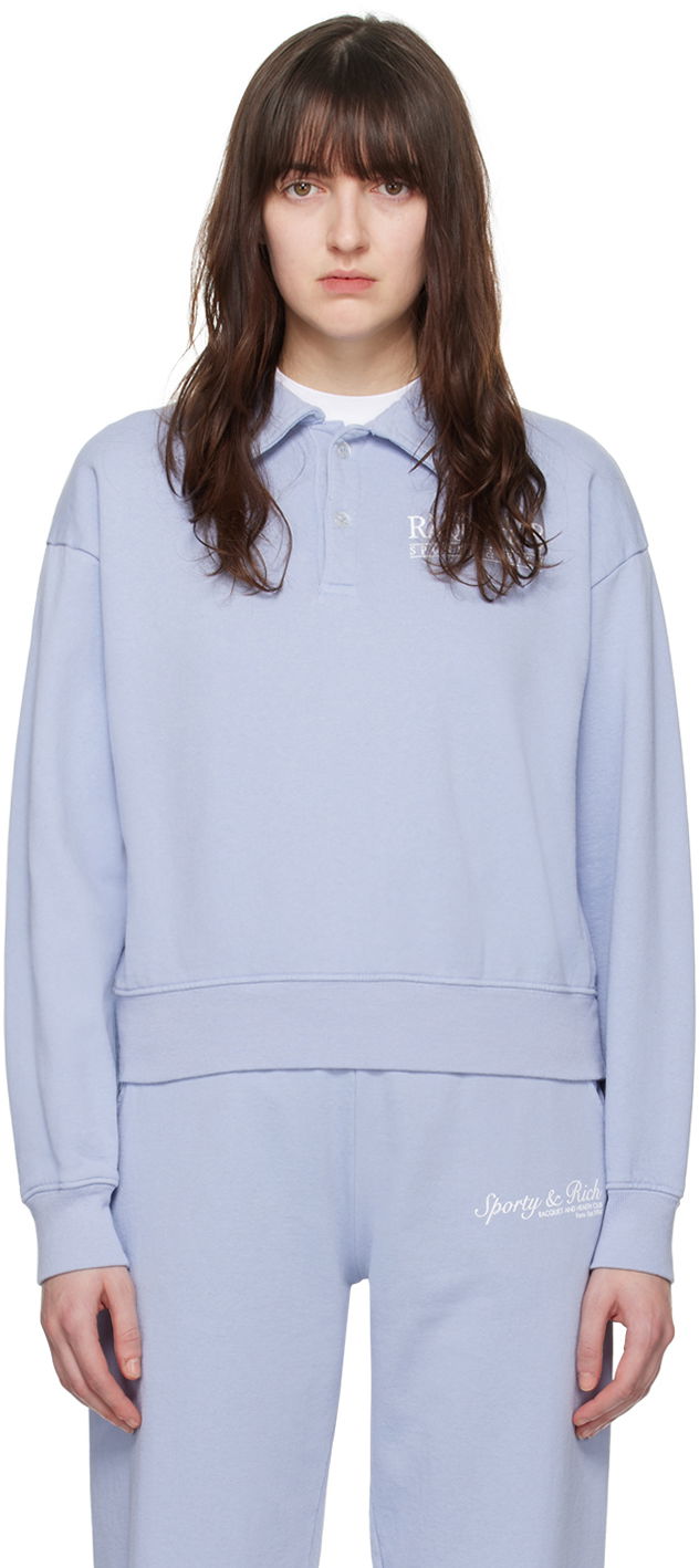 Polotröja Sporty & Rich NY 'Racquet Club' Polo Turkos | POAW239PW