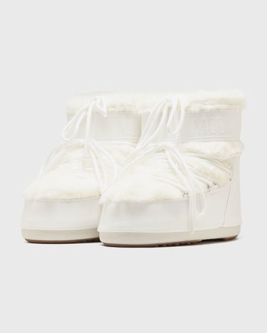 Sneakers och skor Moon Boot MB ICON LOW FAUX FUR Boots Vit | 80D1409390.A002, 2